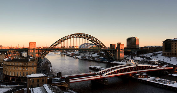The cottages are just half an hour from Newcastle